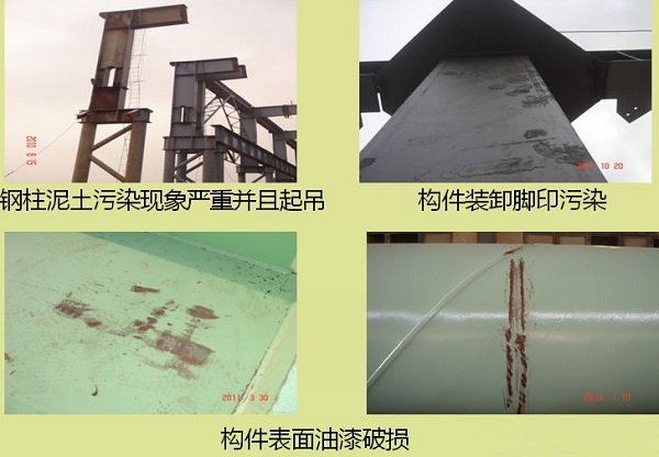 呂梁鋼結構工程構件表面損傷污染怎么辦